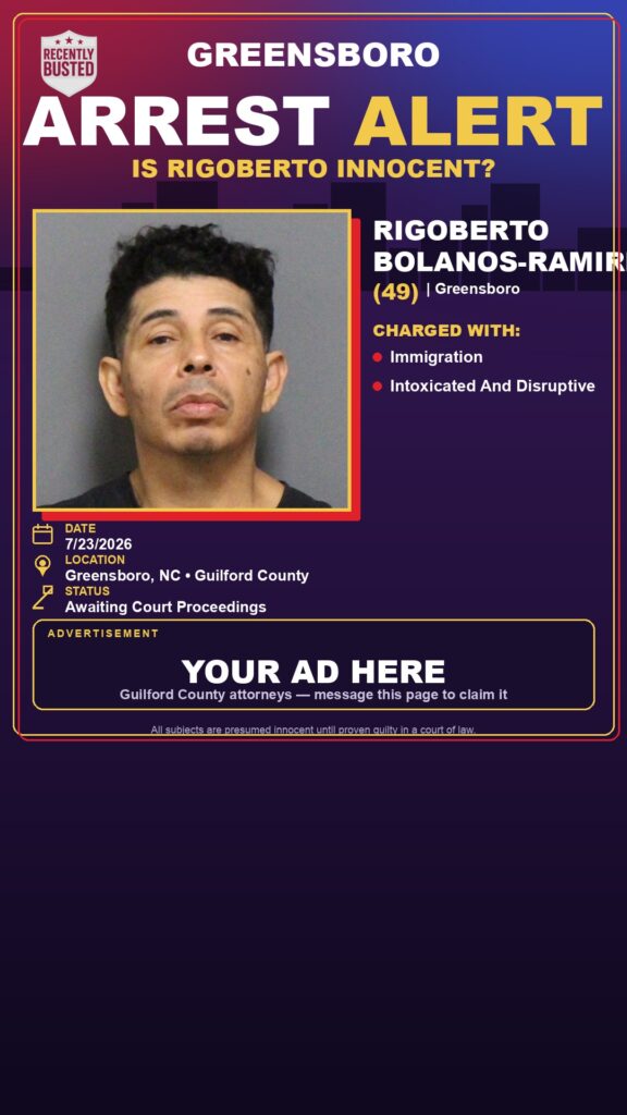 Booking photo of RIGOBERTO BOLANOS-RAMIREZ