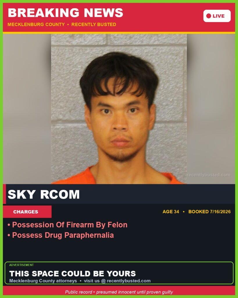 Booking photo of SKY RCOM