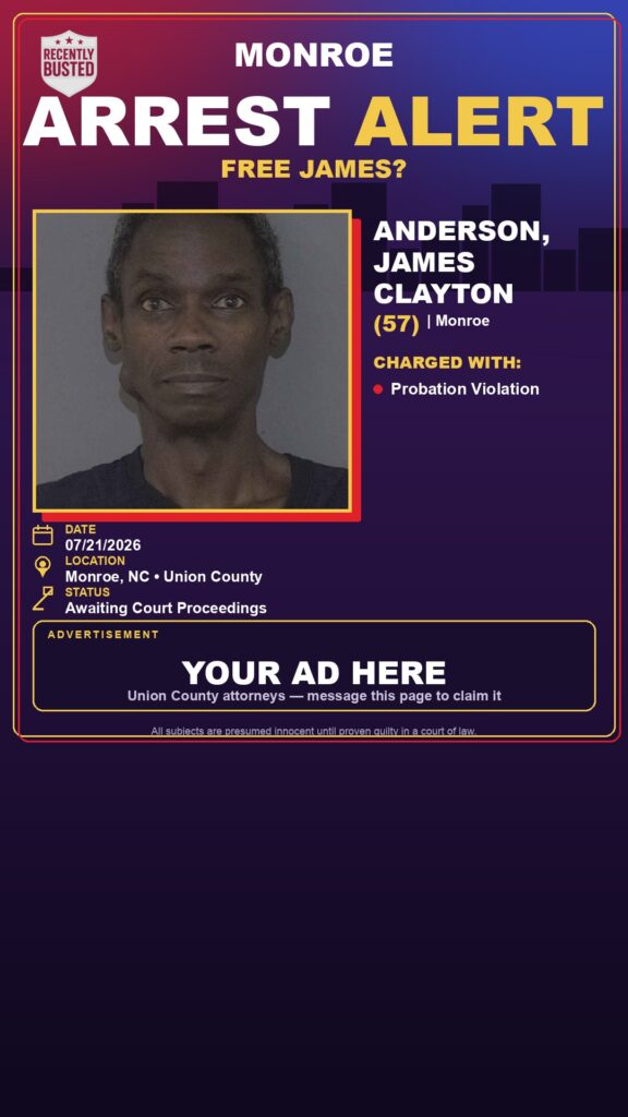 Booking photo of ANDERSON, JAMES CLAYTON