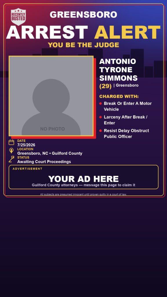 Booking photo of ANTONIO TYRONE SIMMONS