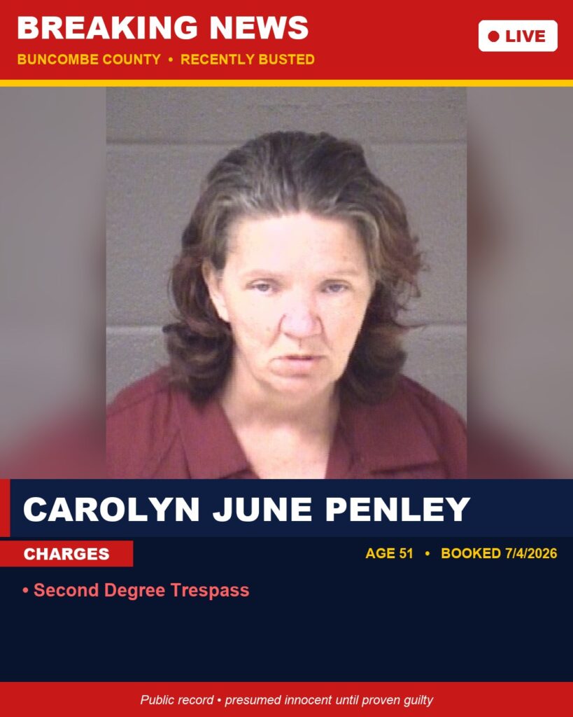 Booking photo of CAROLYN JUNE PENLEY