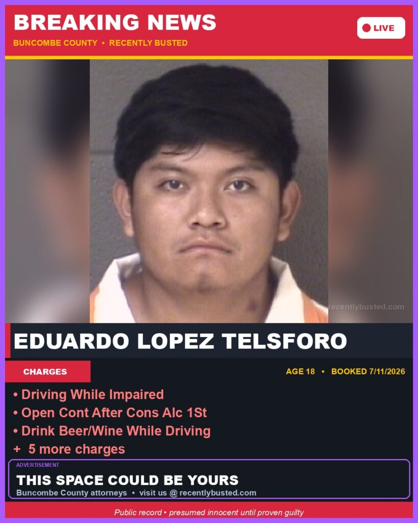 Booking photo of EDUARDO LOPEZ TELSFORO