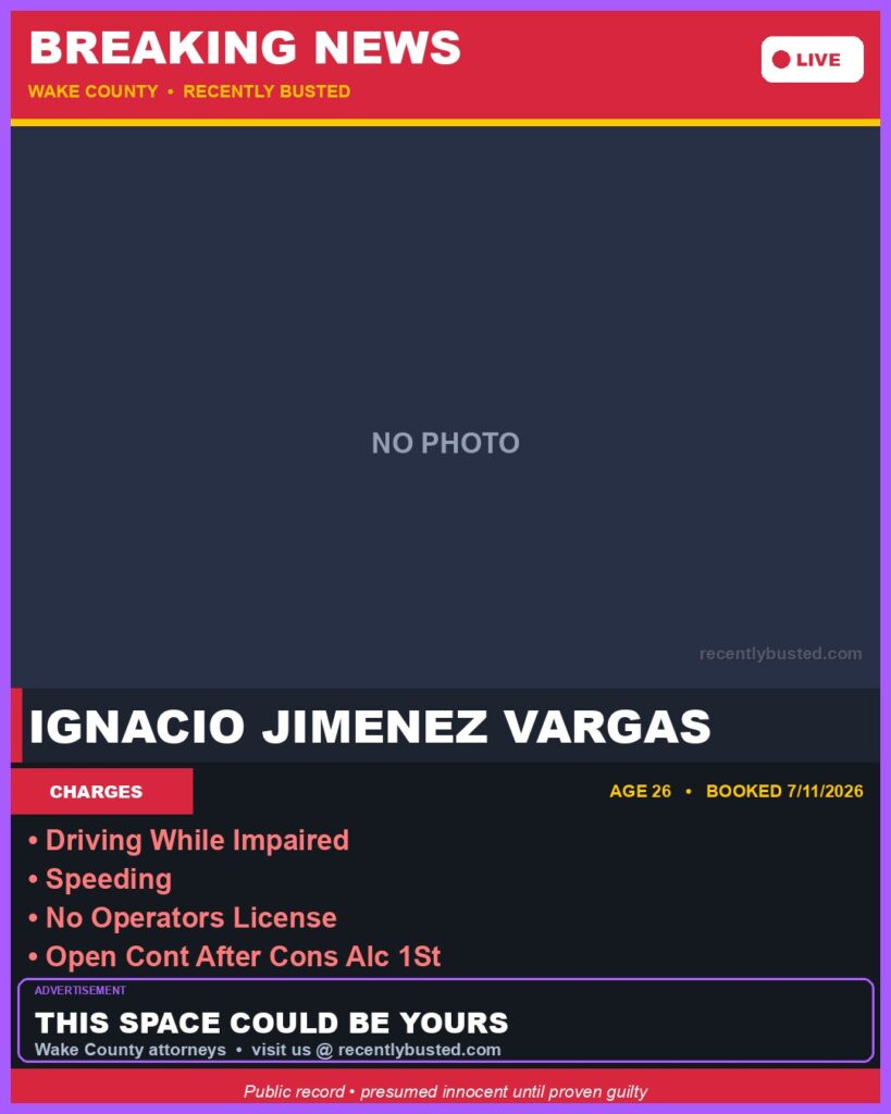 Booking photo of IGNACIO JIMENEZ VARGAS