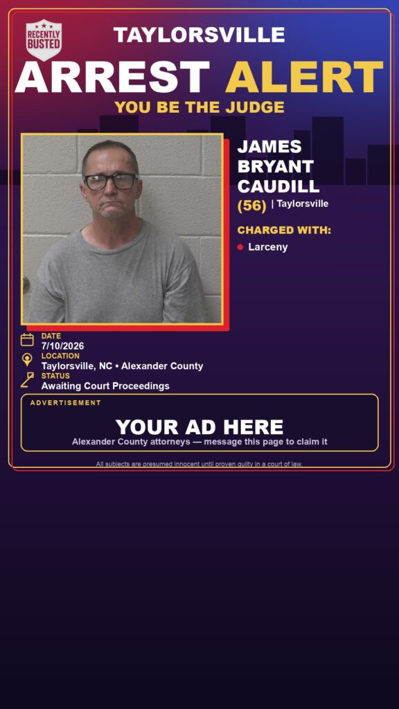 Booking photo of JAMES BRYANT CAUDILL