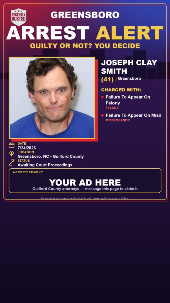 Booking photo of JOSEPH CLAY SMITH