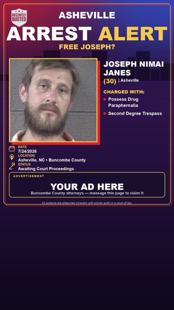 Booking photo of JOSEPH NIMAI JANES