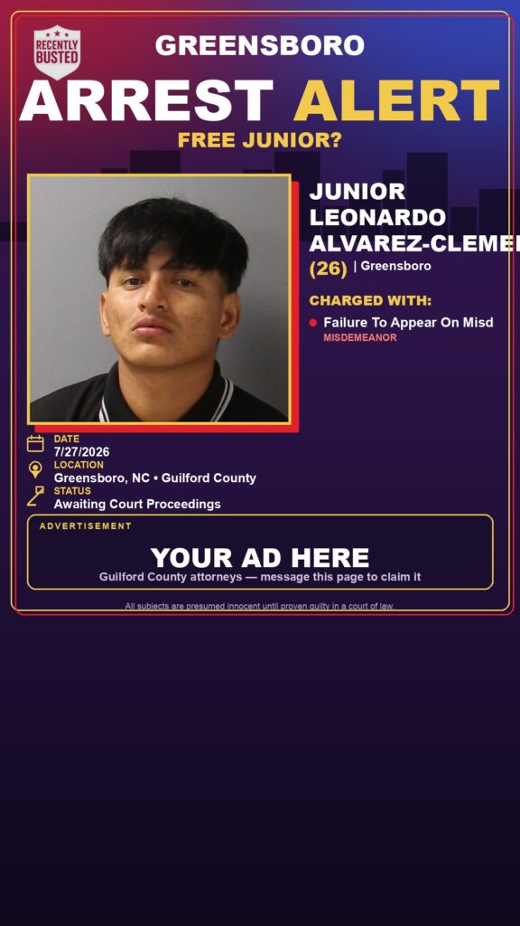 Booking photo of JUNIOR LEONARDO ALVAREZ-CLEMENTE