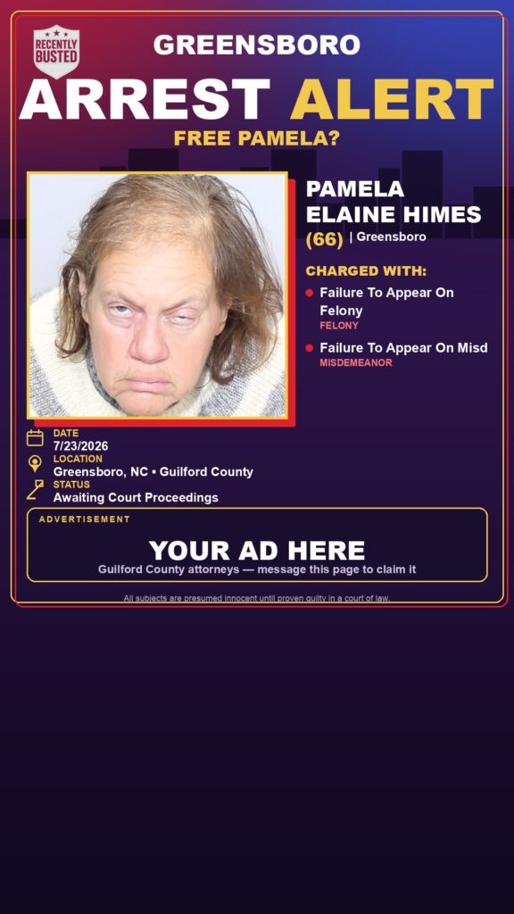Booking photo of PAMELA ELAINE HIMES