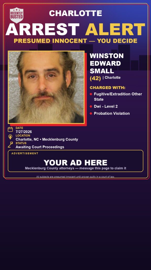 Booking photo of WINSTON EDWARD SMALL