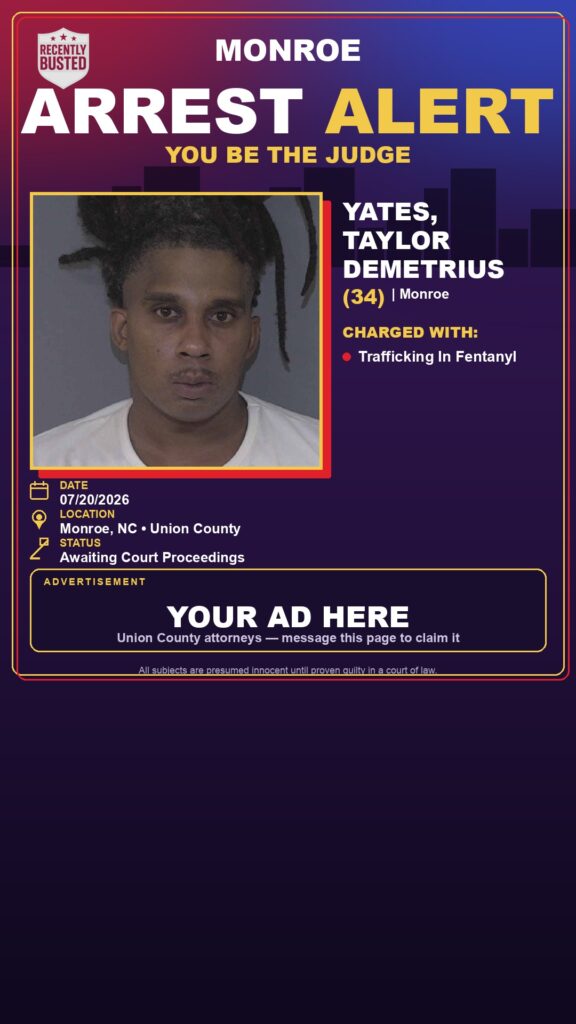 Booking photo of YATES, TAYLOR DEMETRIUS