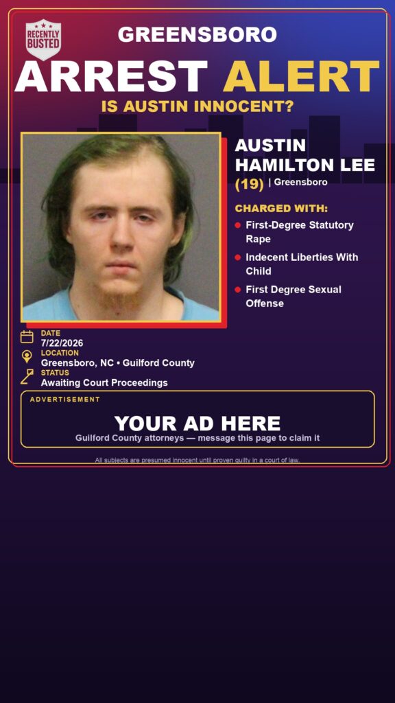 Booking photo of AUSTIN HAMILTON LEE