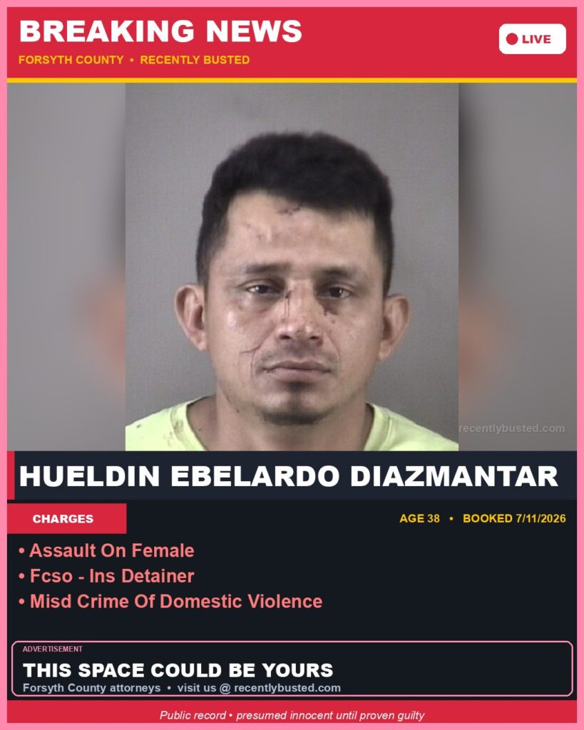 Booking photo of HUELDIN EBELARDO DIAZMANTAR
