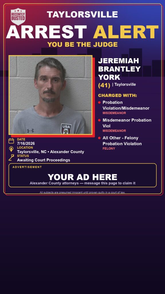 Booking photo of JEREMIAH BRANTLEY YORK