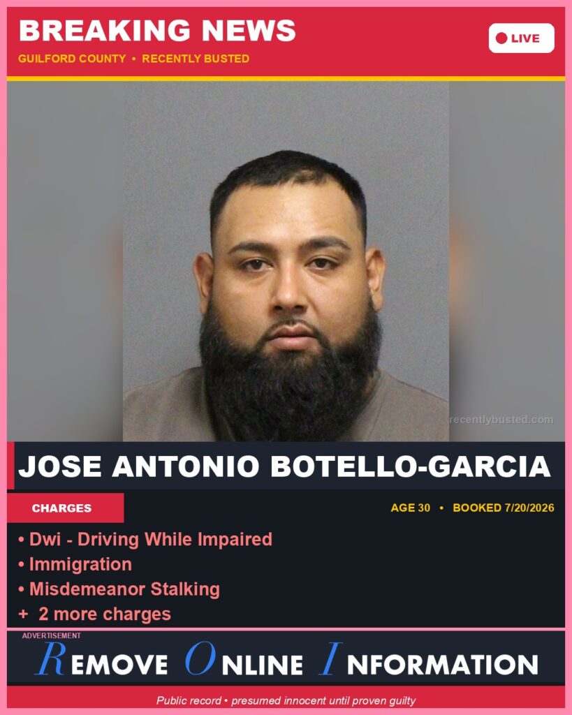 Booking photo of JOSE ANTONIO BOTELLO-GARCIA