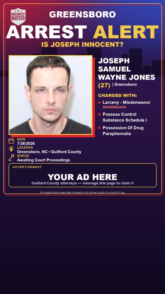 Booking photo of JOSEPH SAMUEL WAYNE JONES