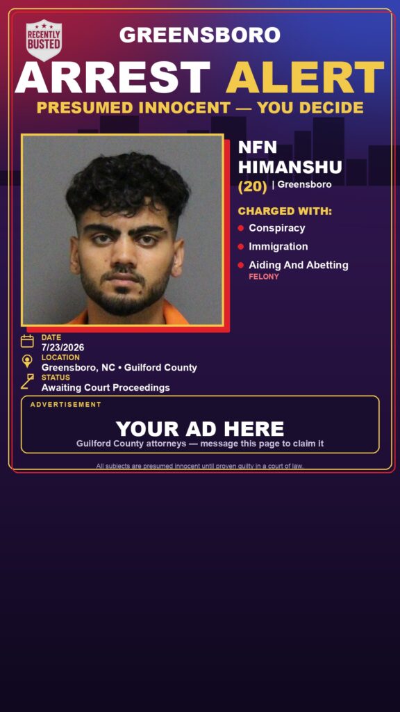 Booking photo of NFN HIMANSHU