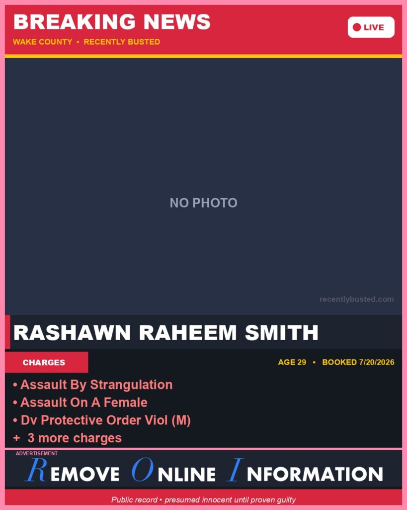 Booking photo of RASHAWN RAHEEM SMITH