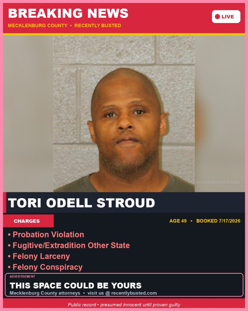 Booking photo of TORI ODELL STROUD
