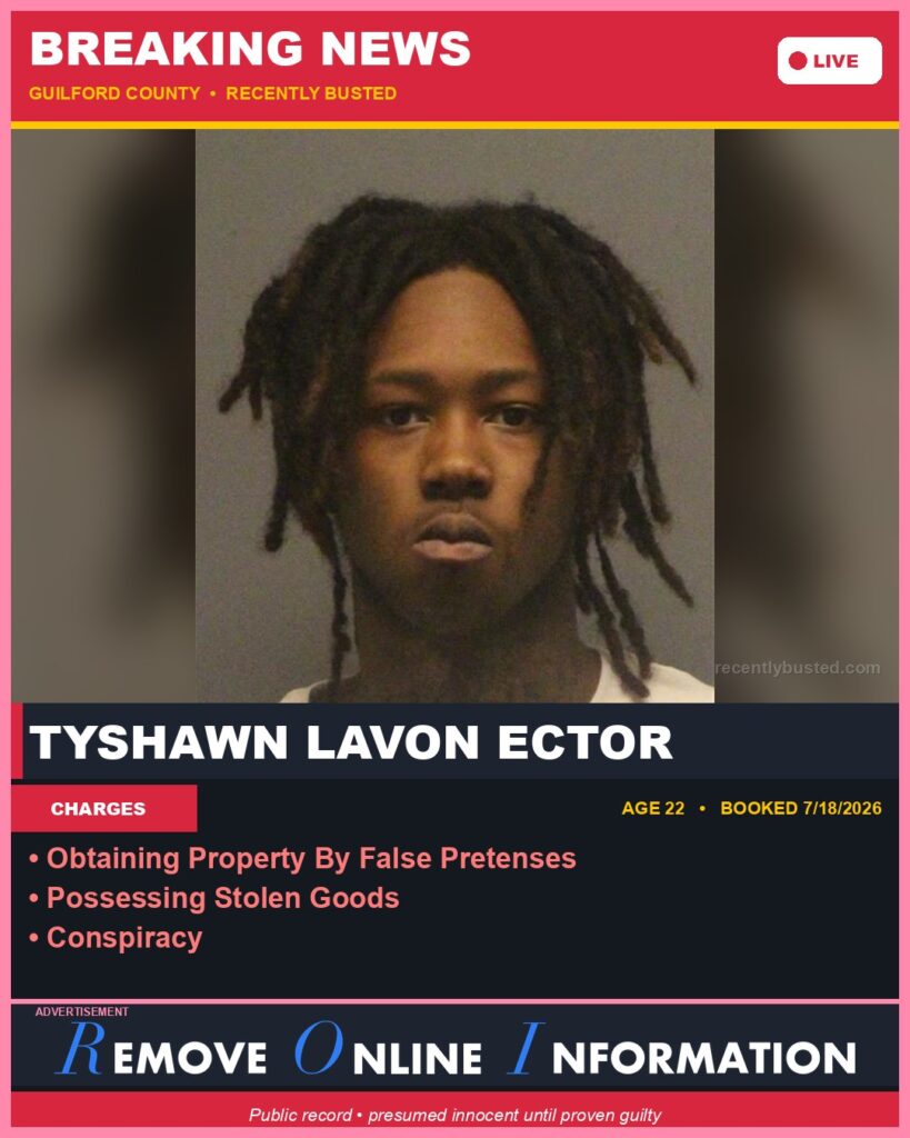 Booking photo of TYSHAWN LAVON ECTOR