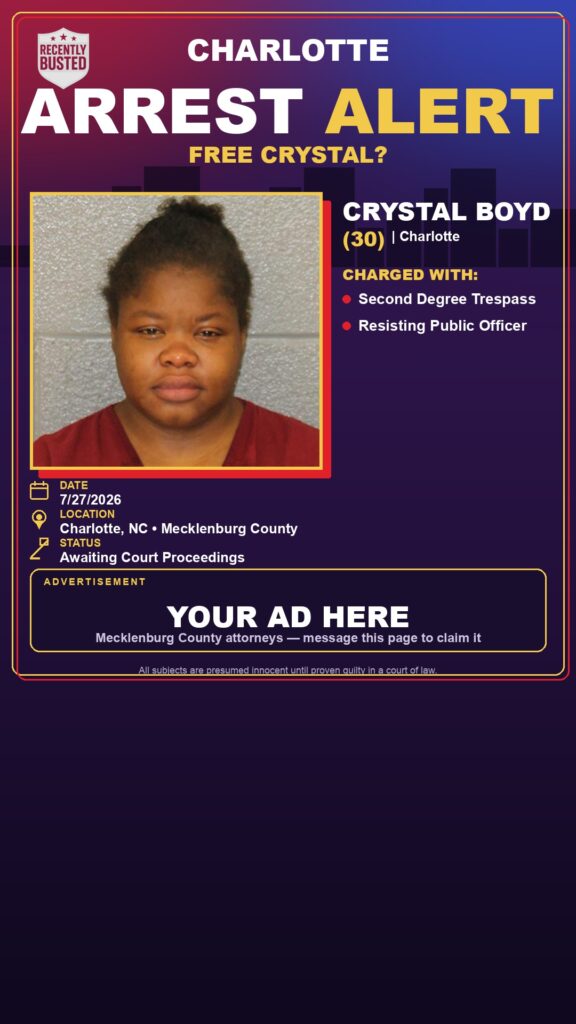 Booking photo of CRYSTAL BOYD