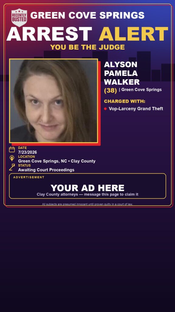 Booking photo of ALYSON PAMELA WALKER