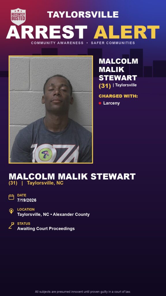 Booking photo of MALCOLM MALIK STEWART