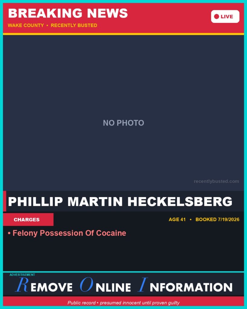 Booking photo of PHILLIP MARTIN HECKELSBERG