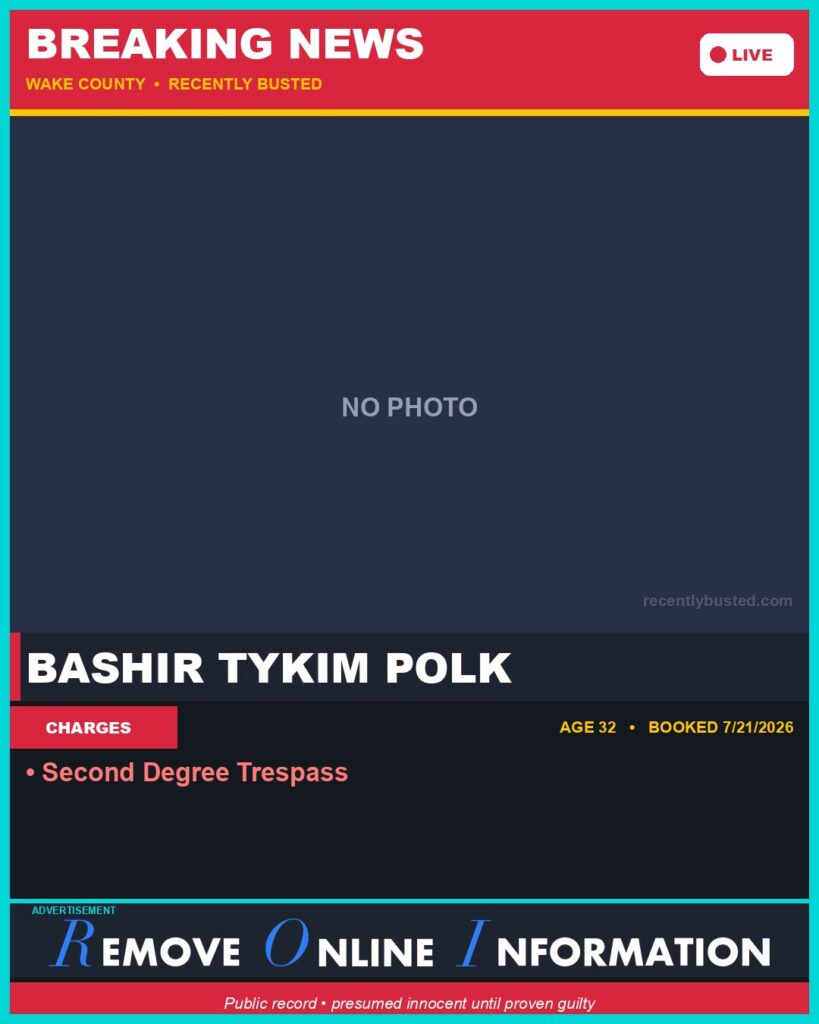 Booking photo of BASHIR TYKIM POLK