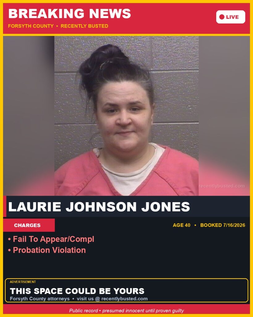 Booking photo of LAURIE JOHNSON JONES
