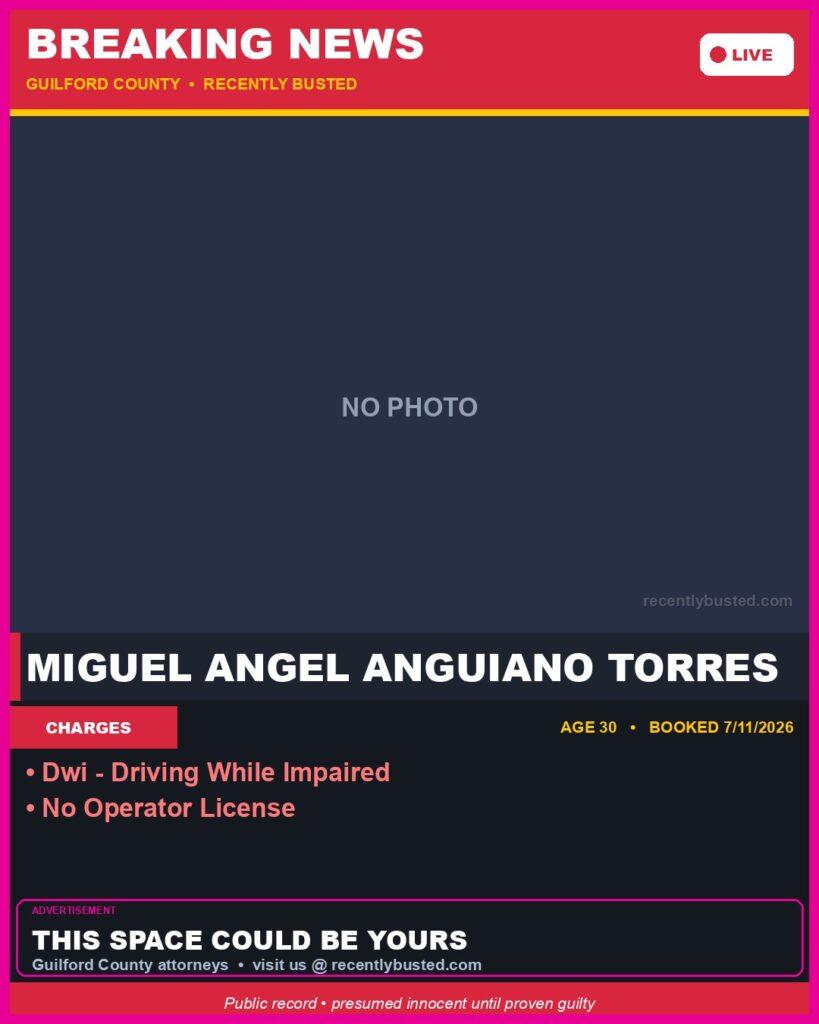 Booking photo of MIGUEL ANGEL ANGUIANO TORRES