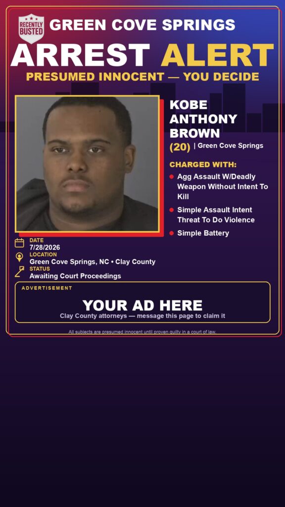 Booking photo of KOBE ANTHONY BROWN