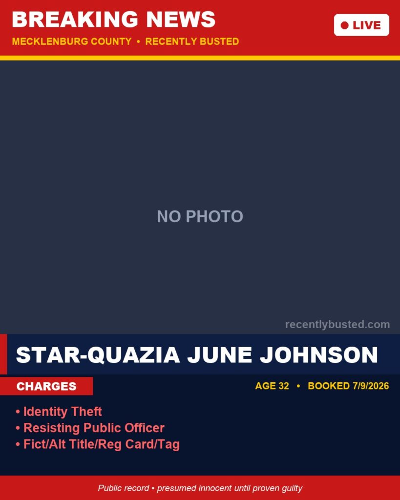 Booking photo of STAR-QUAZIA JUNE JOHNSON