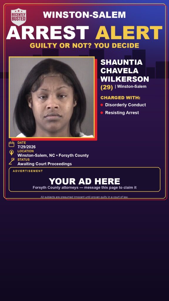 Arrest report - SHAUNTIA CHAVELA WILKERSON