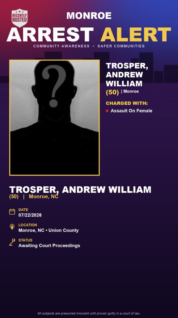 Booking photo of TROSPER, ANDREW WILLIAM