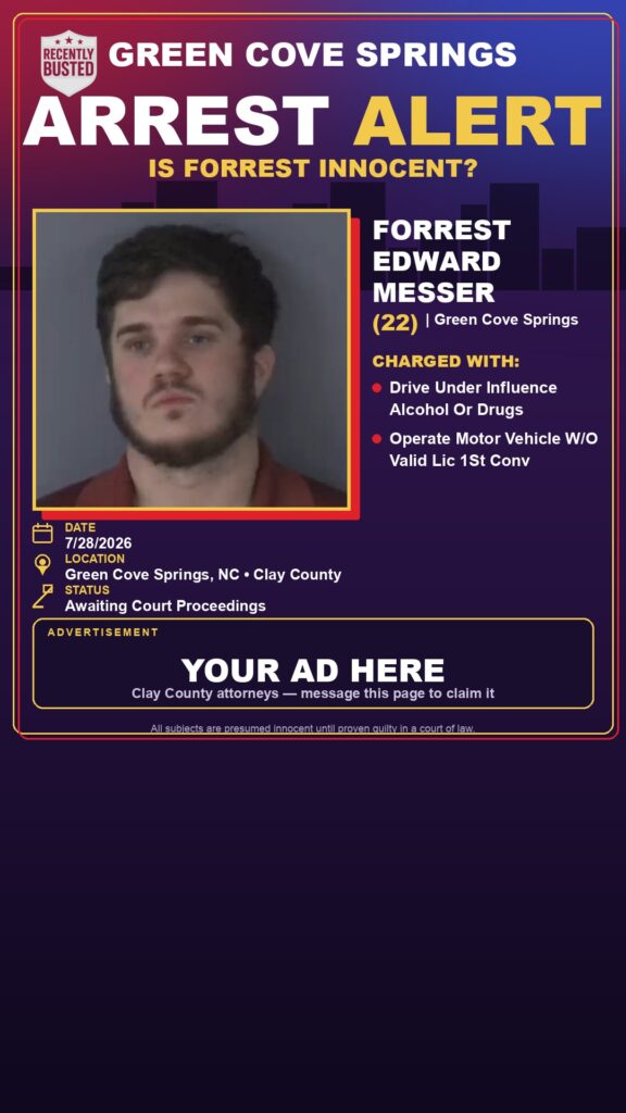 Booking photo of FORREST EDWARD MESSER