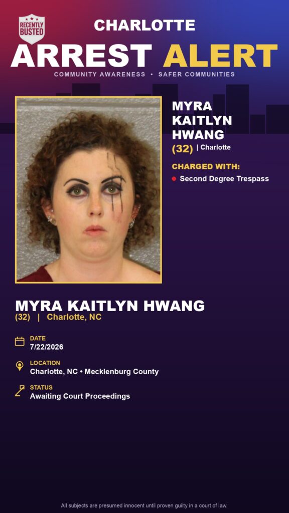 Booking photo of MYRA KAITLYN HWANG