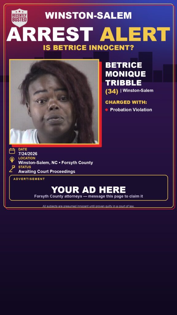 Booking photo of BETRICE MONIQUE TRIBBLE