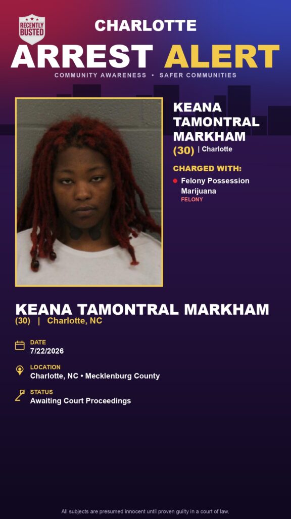 Booking photo of KEANA TAMONTRAL MARKHAM