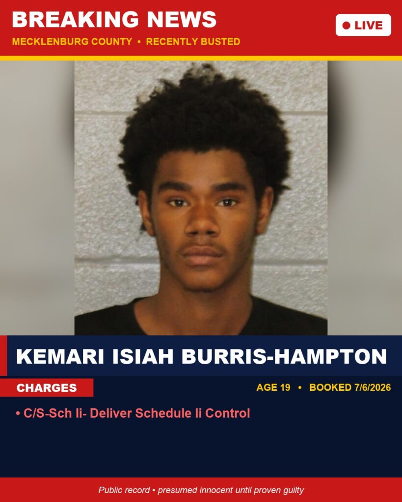 Booking photo of KEMARI ISIAH BURRIS-HAMPTON
