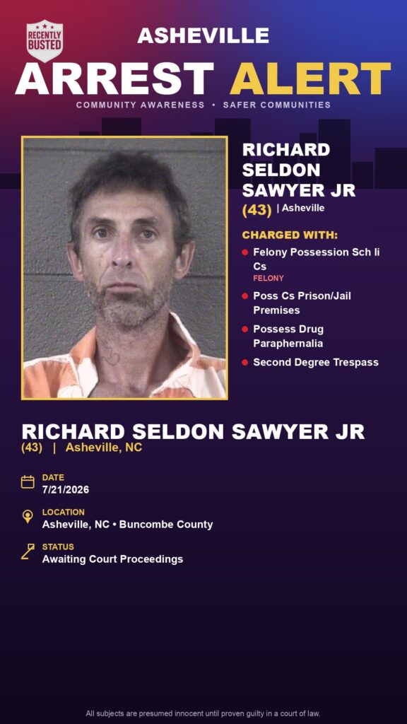 Booking photo of RICHARD SELDON SAWYER JR
