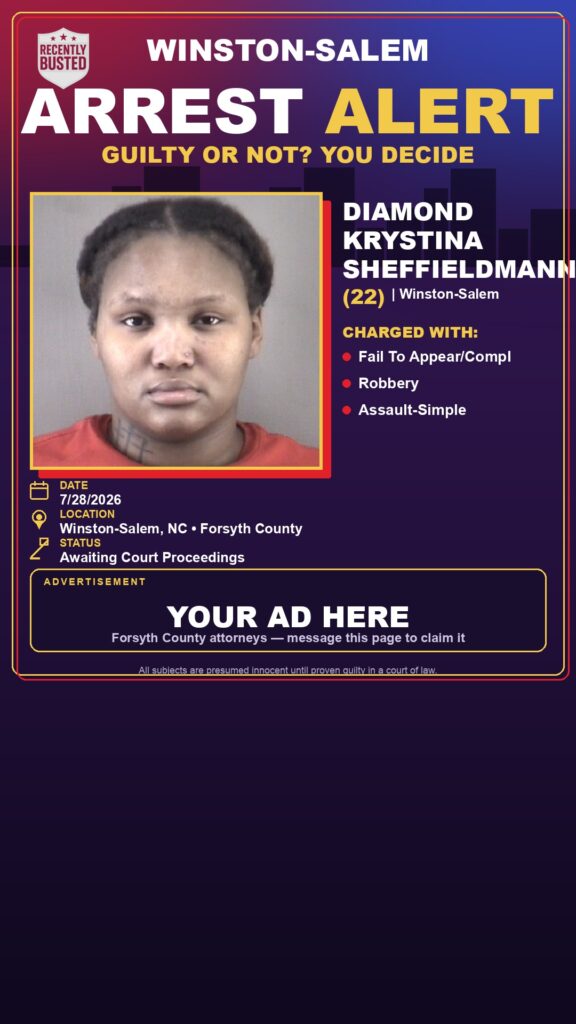 Booking photo of DIAMOND KRYSTINA SHEFFIELDMANNS