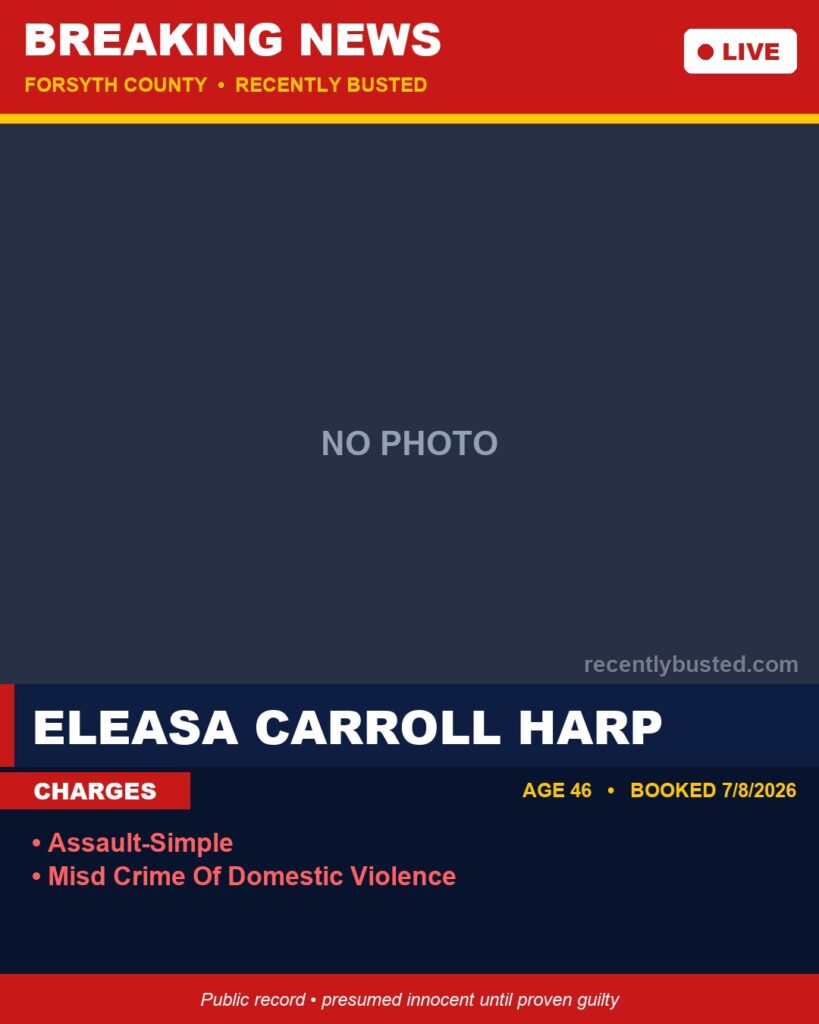 Booking photo of ELEASA CARROLL HARP