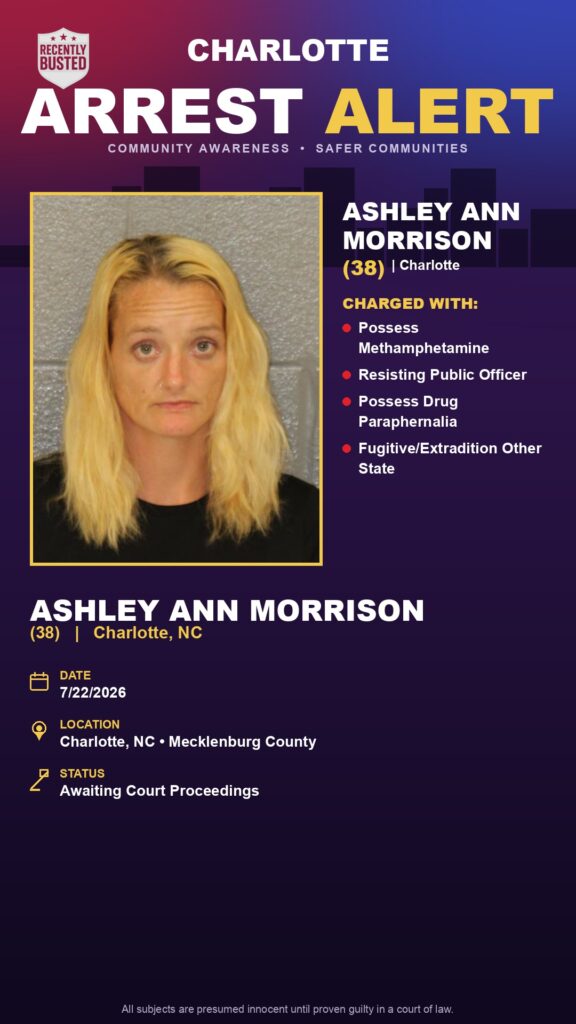 Booking photo of ASHLEY ANN MORRISON