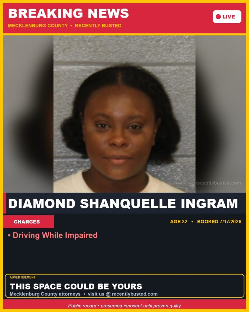 Booking photo of DIAMOND SHANQUELLE INGRAM