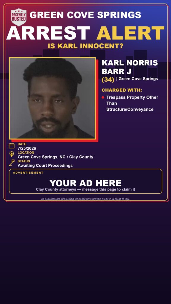 Booking photo of KARL NORRIS BARR J
