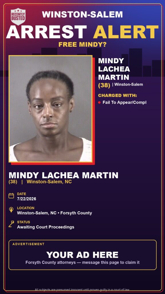 Booking photo of MINDY LACHEA MARTIN