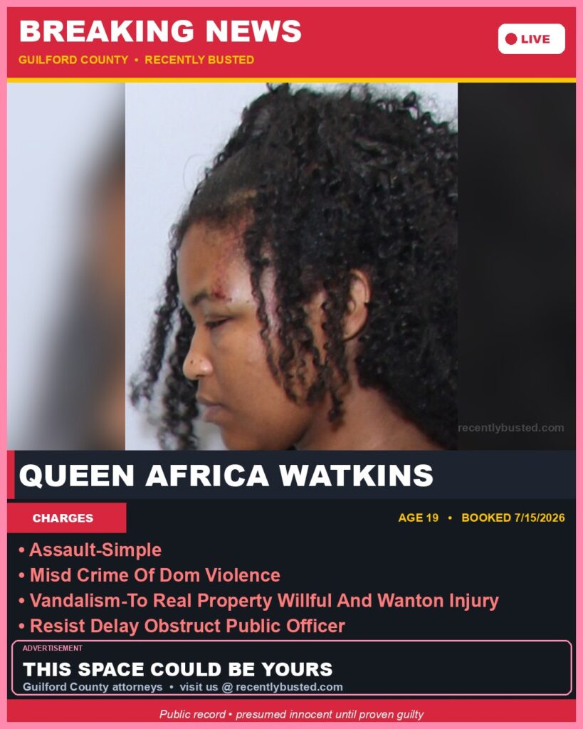 Booking photo of QUEEN AFRICA WATKINS