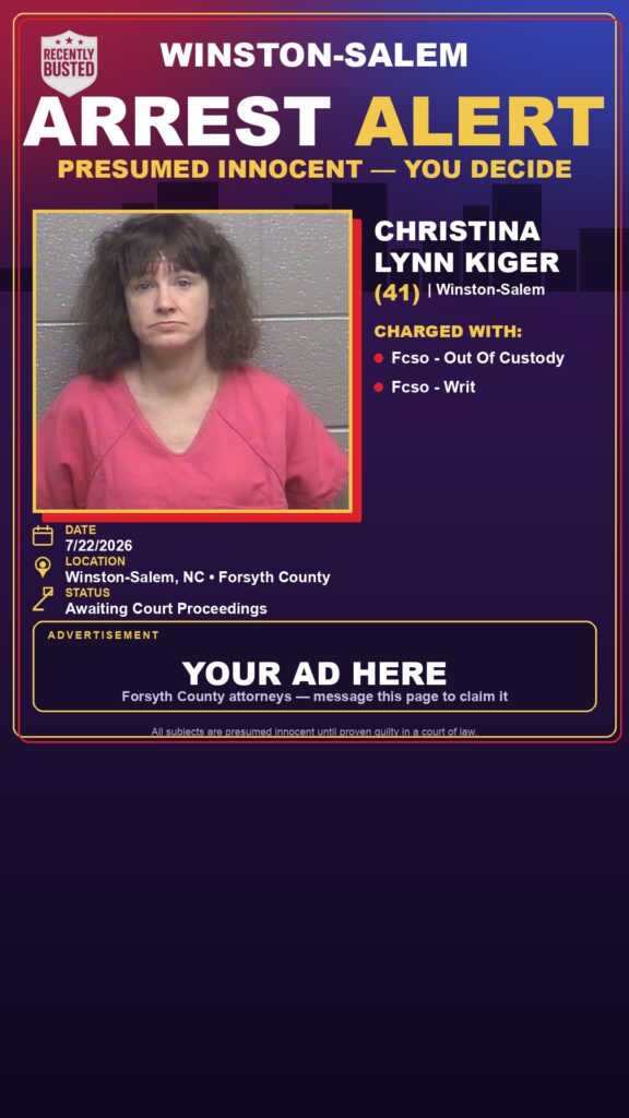 Booking photo of CHRISTINA LYNN KIGER