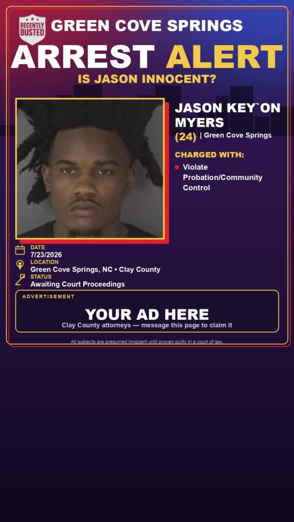 Booking photo of JASON KEY`ON MYERS