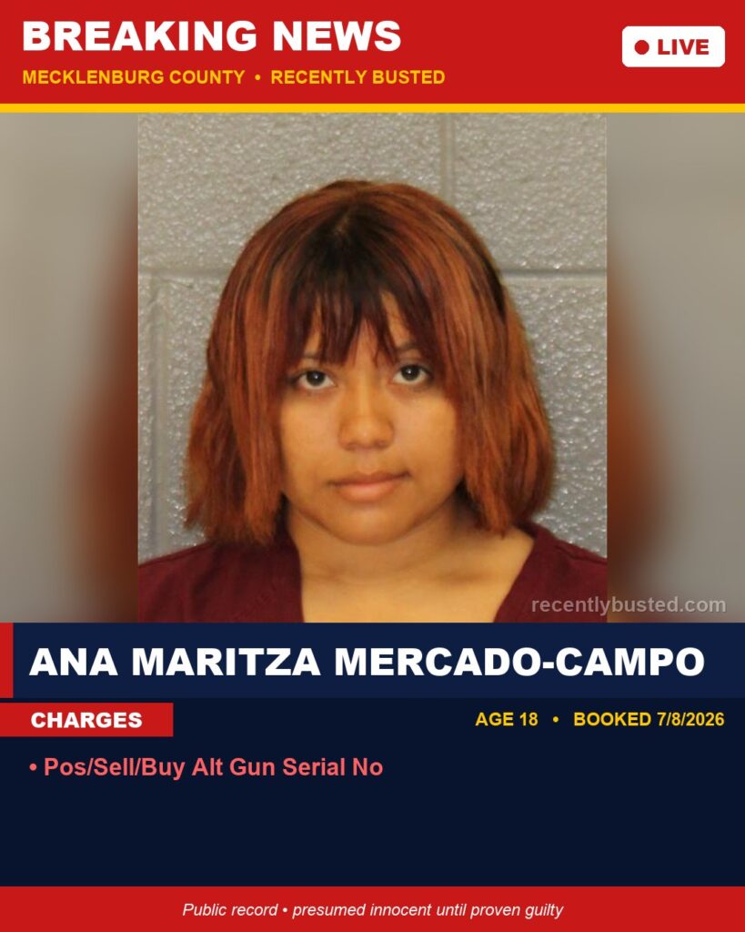 Booking photo of ANA MARITZA MERCADO-CAMPO